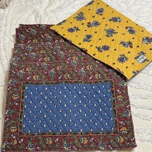 Vera Bradley Placemats Set/9